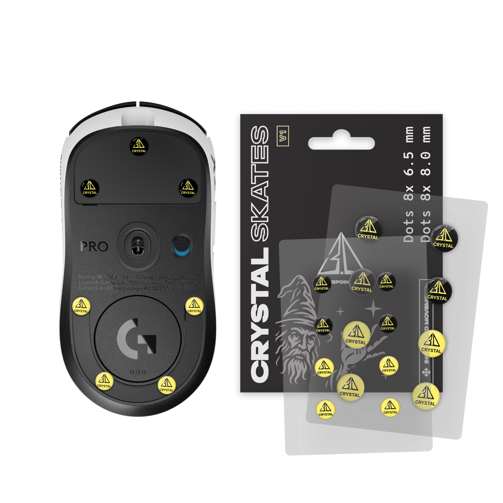 PRE-ORDER Crystal Skates - Universal Dots