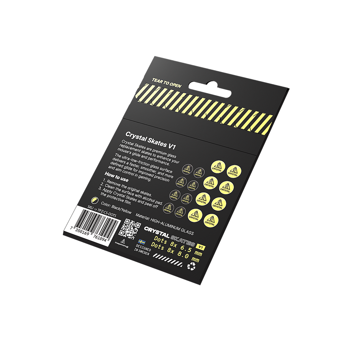 Crystal Skates - Universal Dots - 16pcs (8x Big Dots + 8x Small Dots)