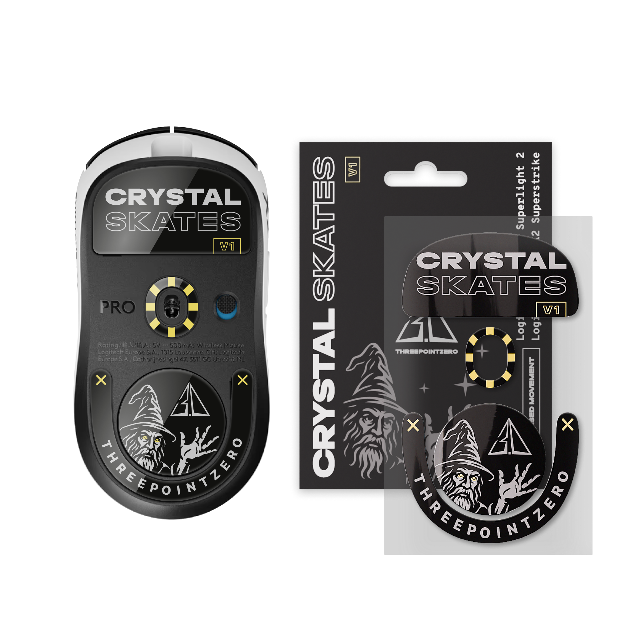 PRE-ORDER Crystal Skates - Logitech G Pro X Superlight 2 & X2 Superstrike
