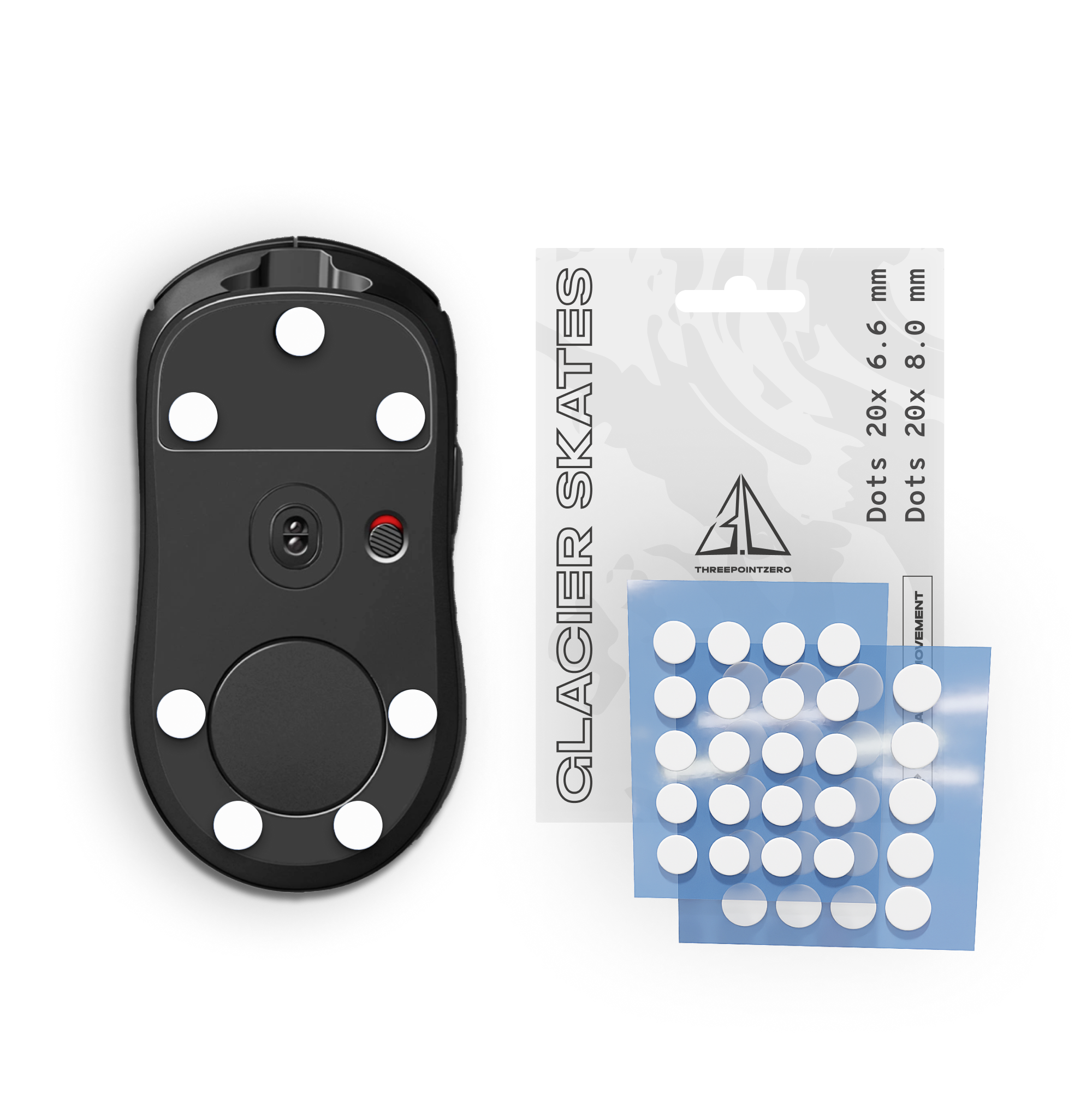 Glacier Skates  - Universal Dots - 40pcs (20x Big Dots + 20x Small Dots)